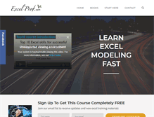 Tablet Screenshot of excelprof.com